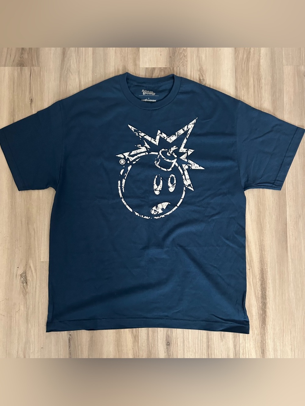 The Hundreds Navy Blue Tee with White Graphic